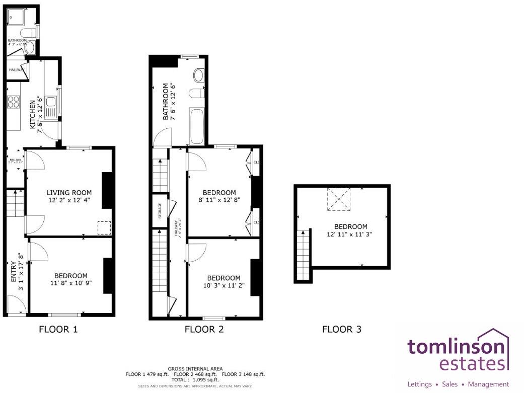 Wellington Street, Nottingham, NG3 1DX floorplan