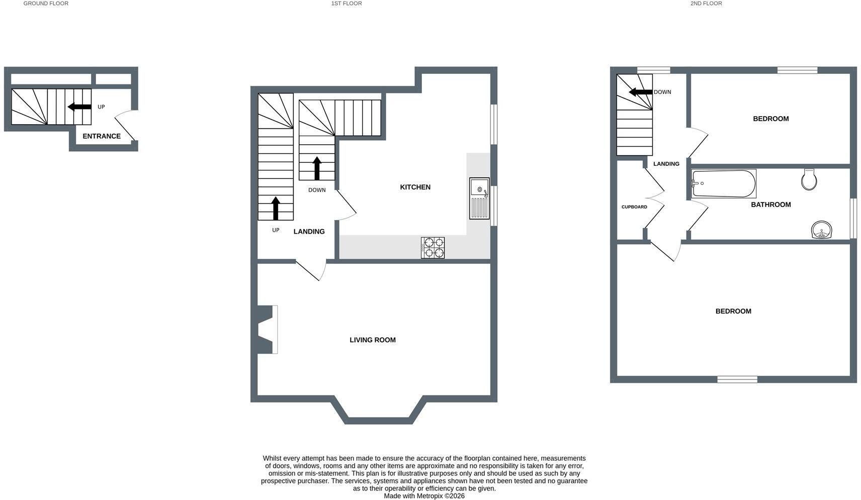 106, Fore Street, Newquay floorplan