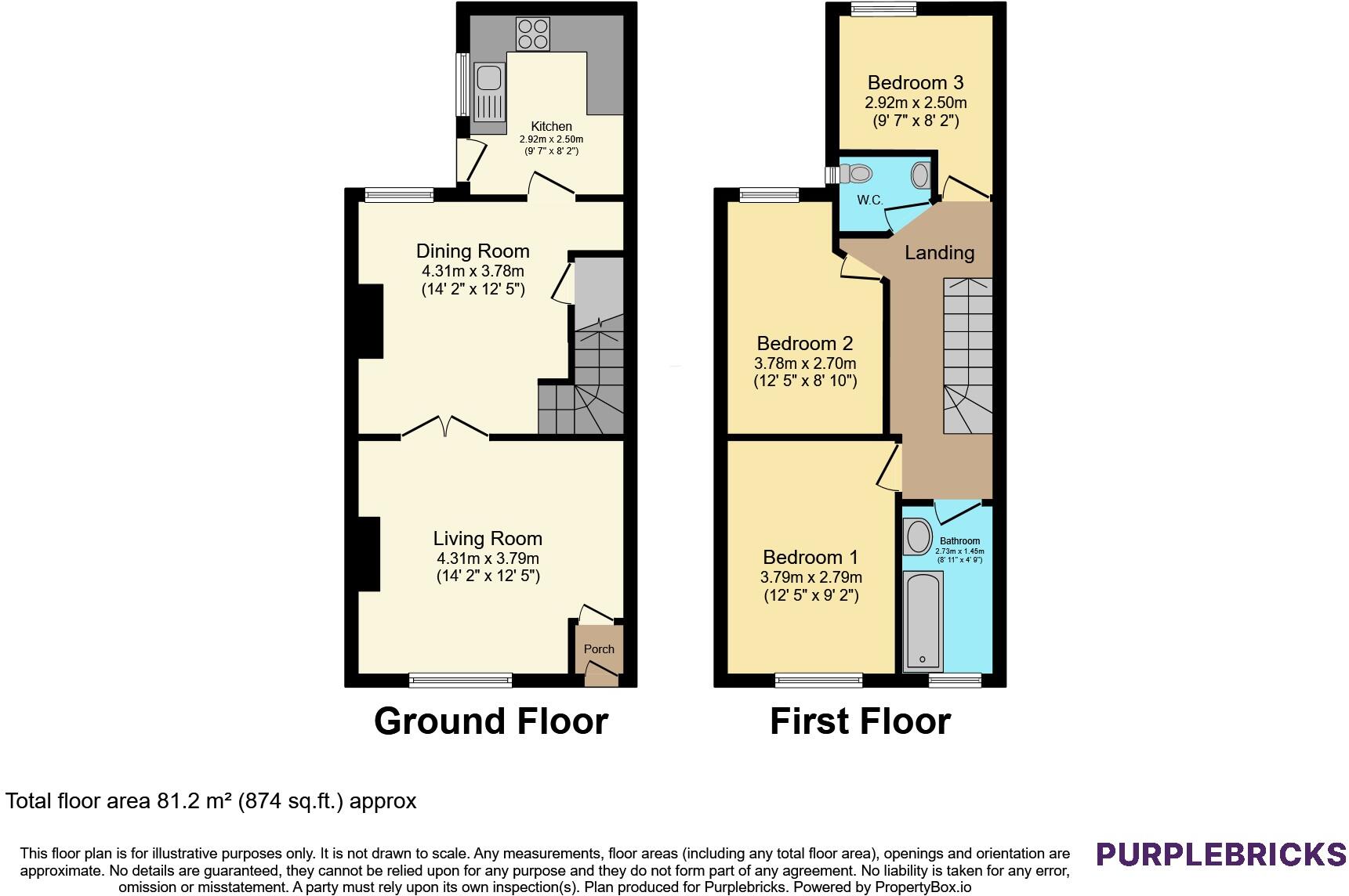 Roman Road, Manchester, M35 floorplan