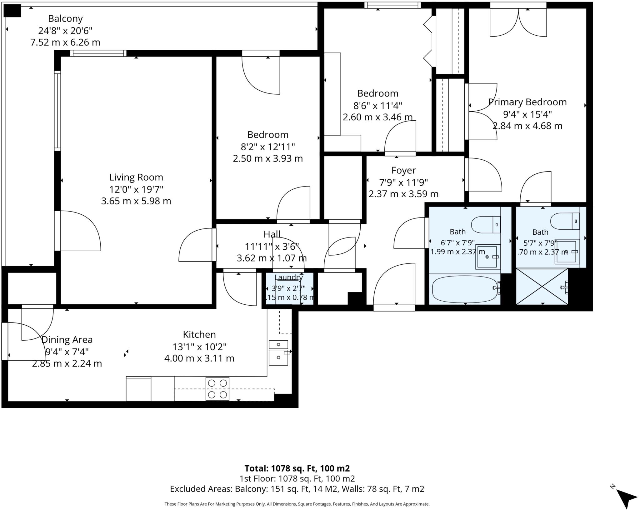 81 2 Ocean Drive, Leith, Edinburgh, EH6 6BR floorplan