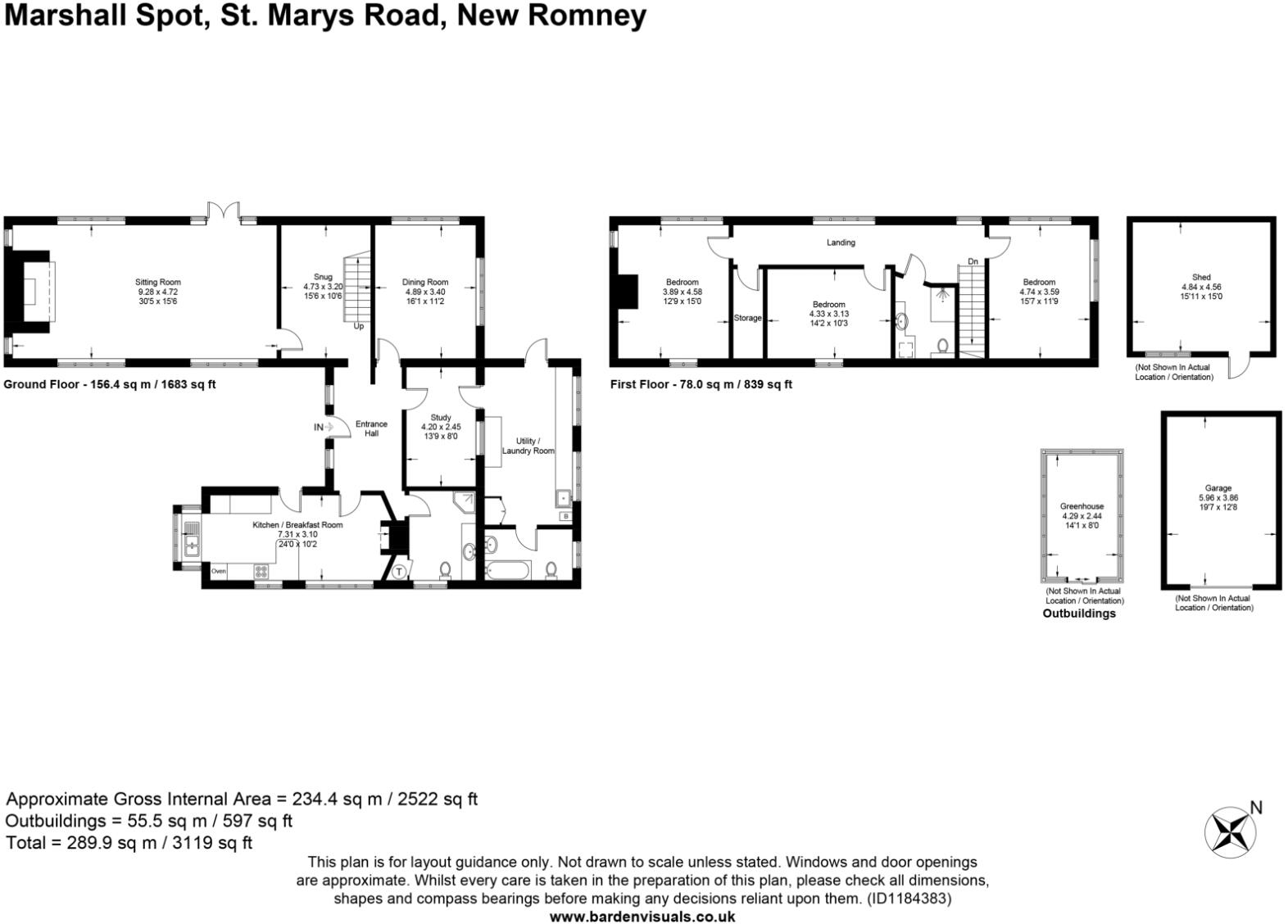 St. Marys Road, New Romney, Kent, TN28 floorplan