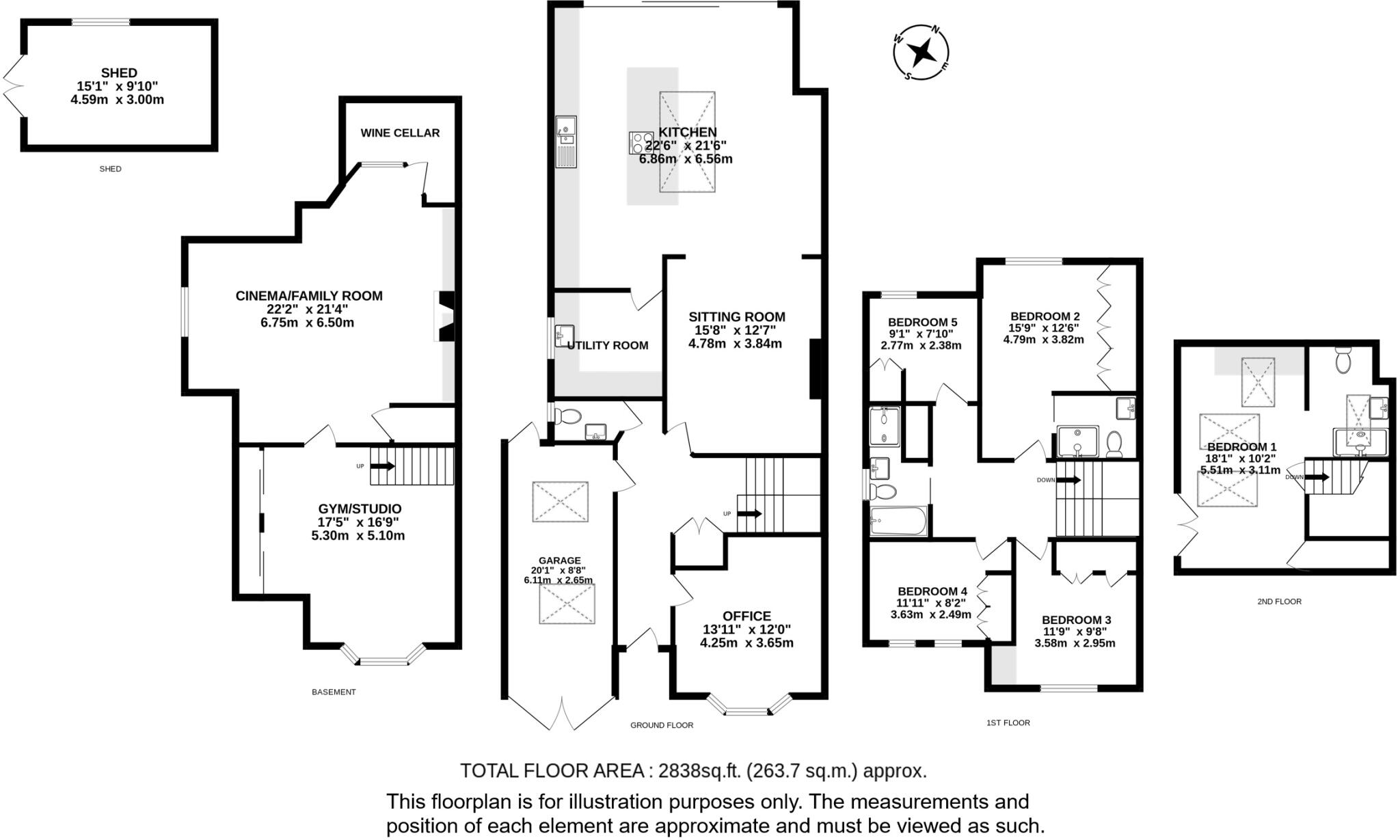 West Way, Harpenden, AL5 floorplan