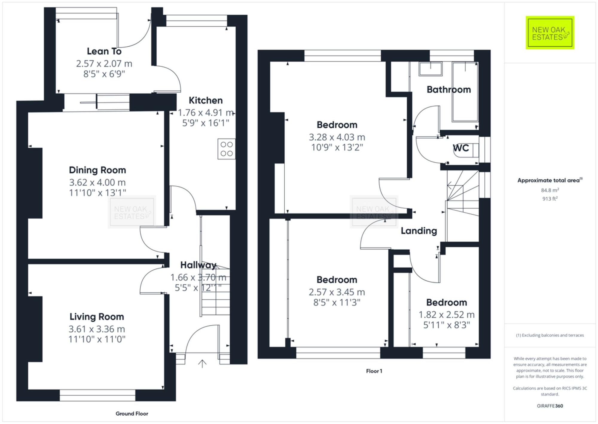 Thanet Street, Clay Cross, S45 floorplan
