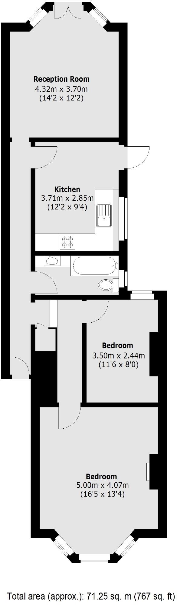Musgrove Road, New Cross floorplan