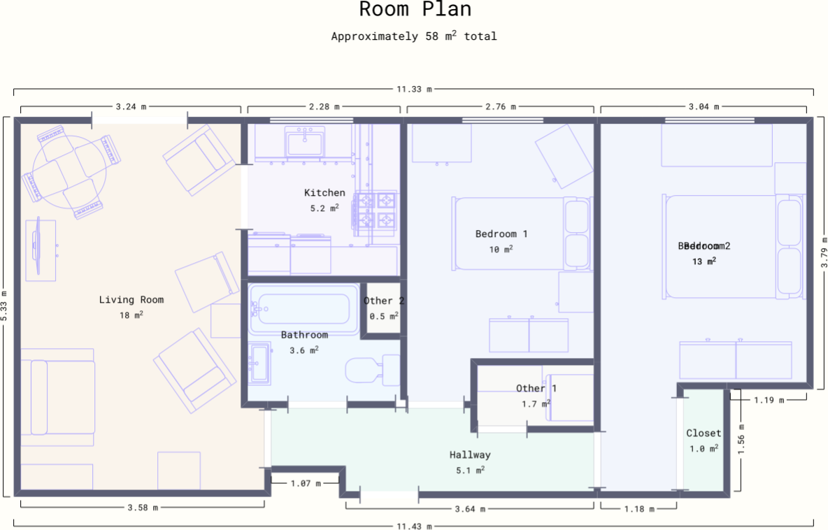 1 Trafalgar Court floorplan