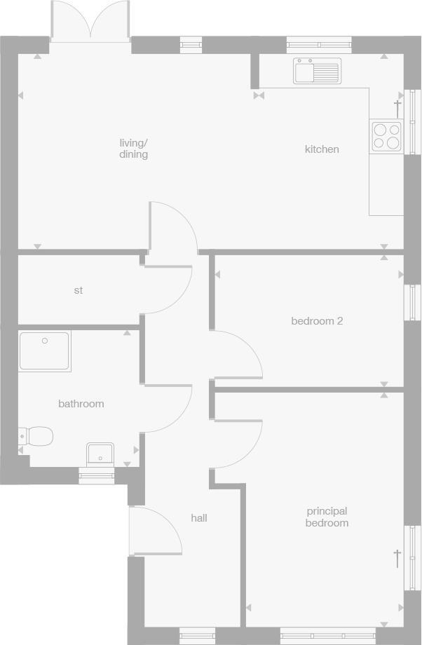 Bretforton Road, 
Badsey, 
Evesham, 
WR11 7XG
 floorplan