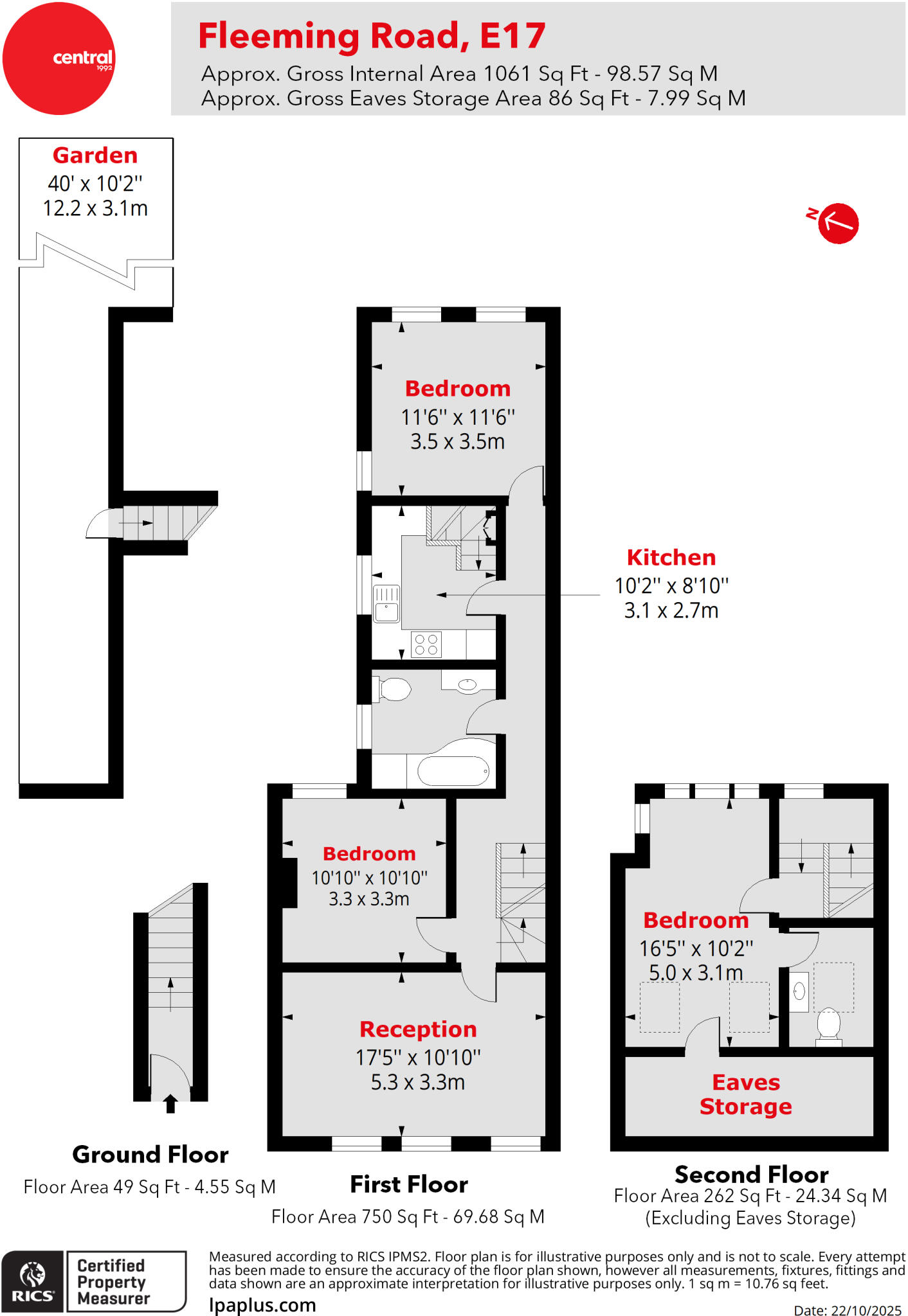 Fleeming Road, Walthamstow, London, E17 floorplan