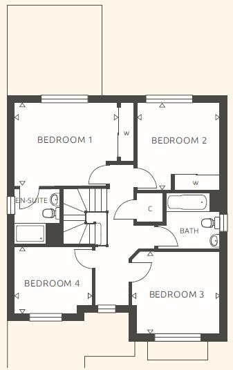 Plot 6, The Codicote, Senuna Park, Ashwell, Baldock floorplan