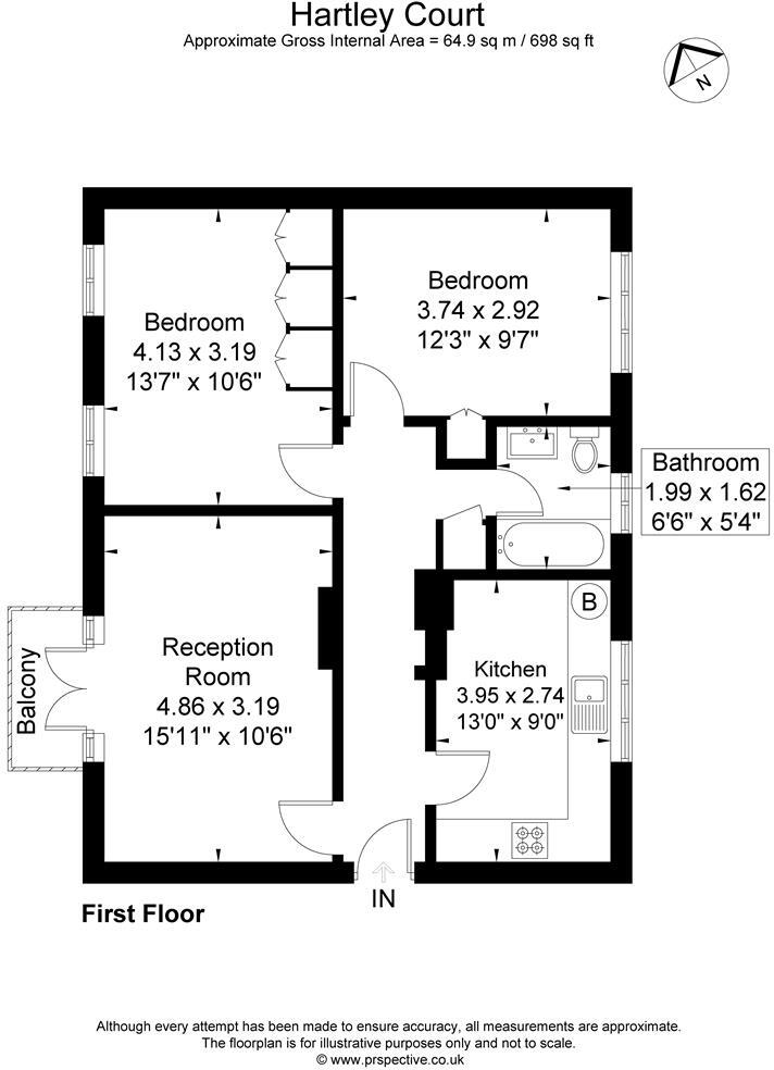 Hartley Court, W5 floorplan