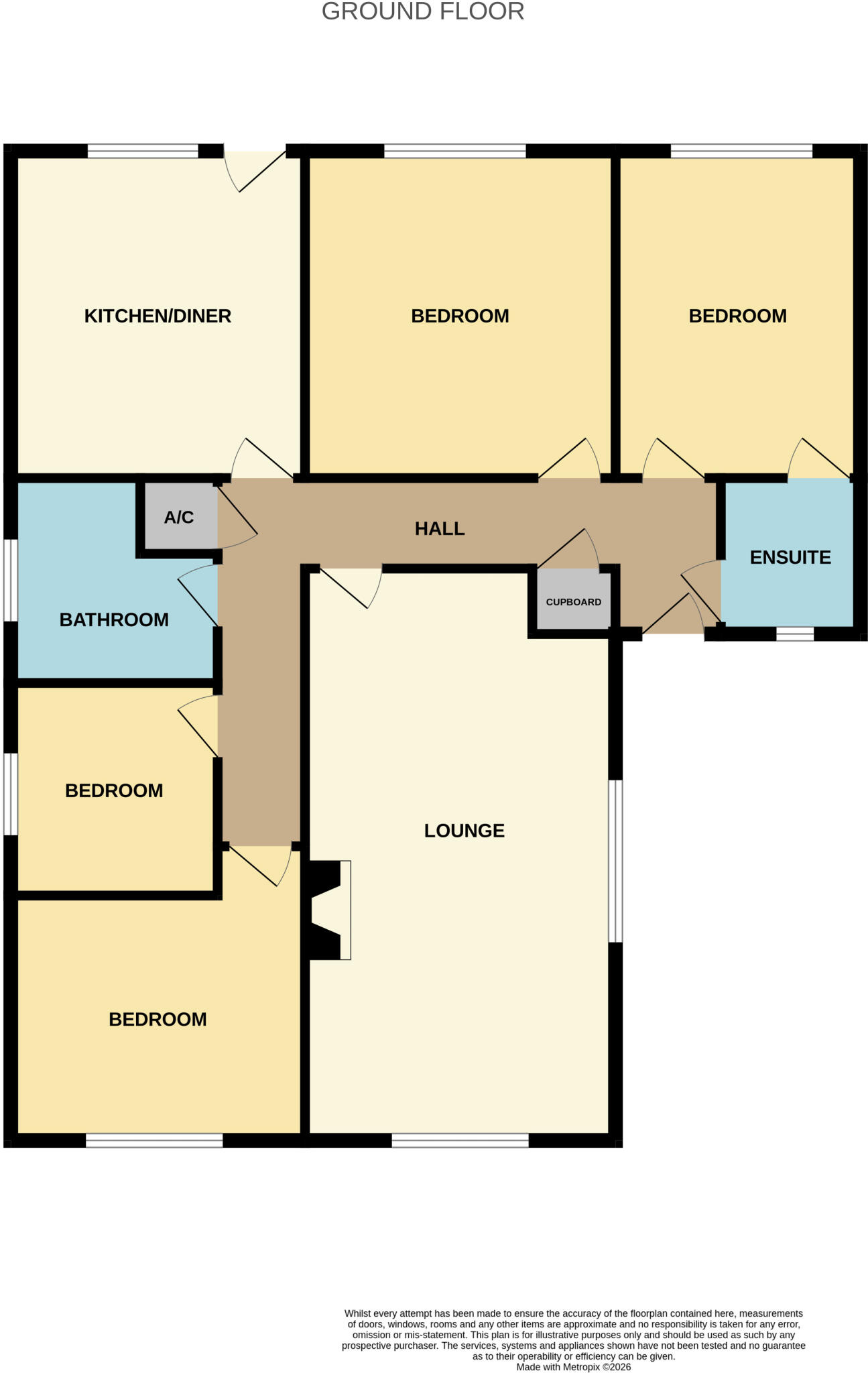 Branches Lane, Fleet floorplan