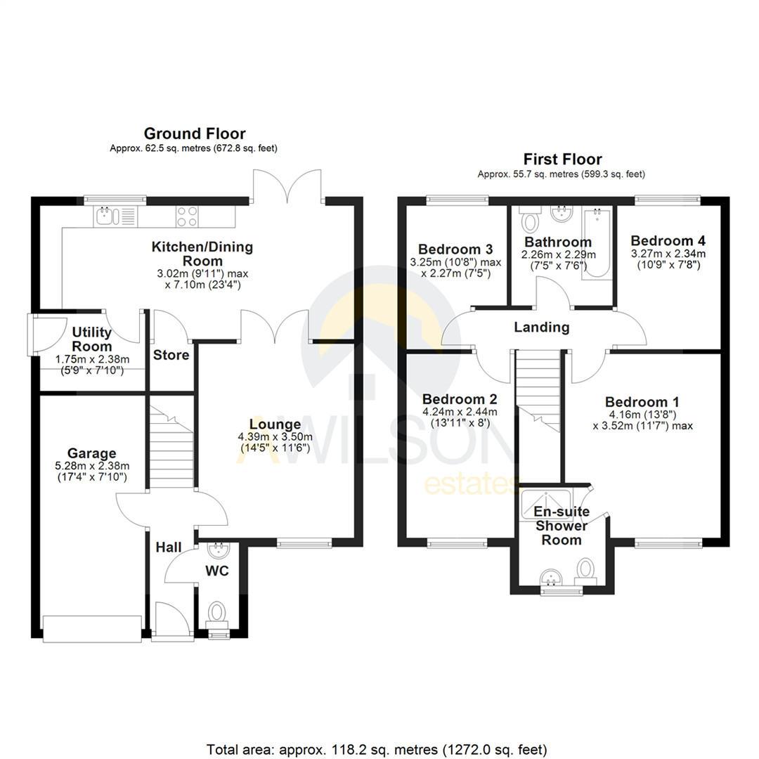 The Old Dairy, Hyde floorplan