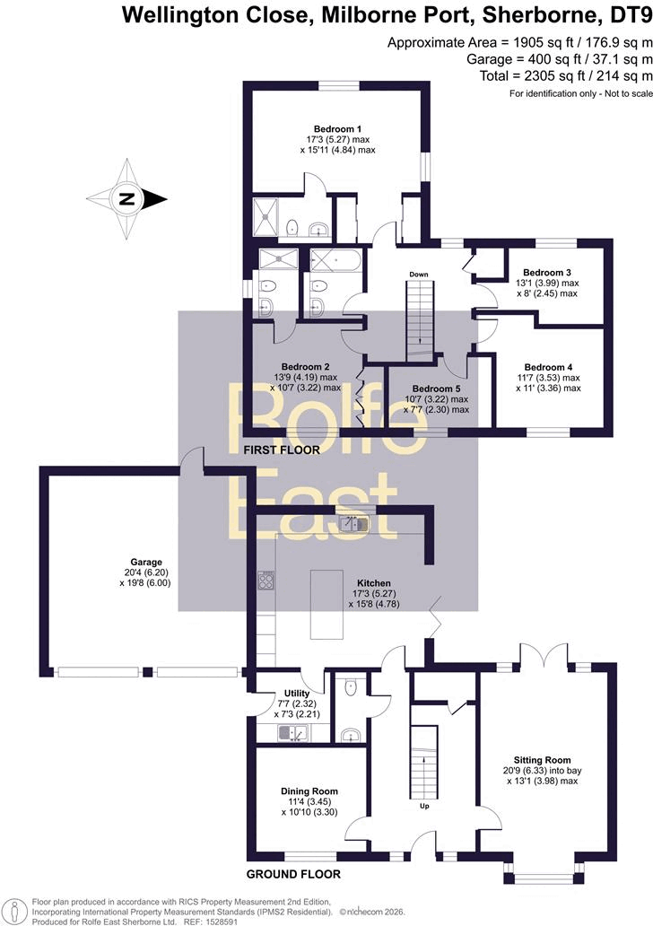 1, Wellington Close, Milborne Port, Sherborne floorplan