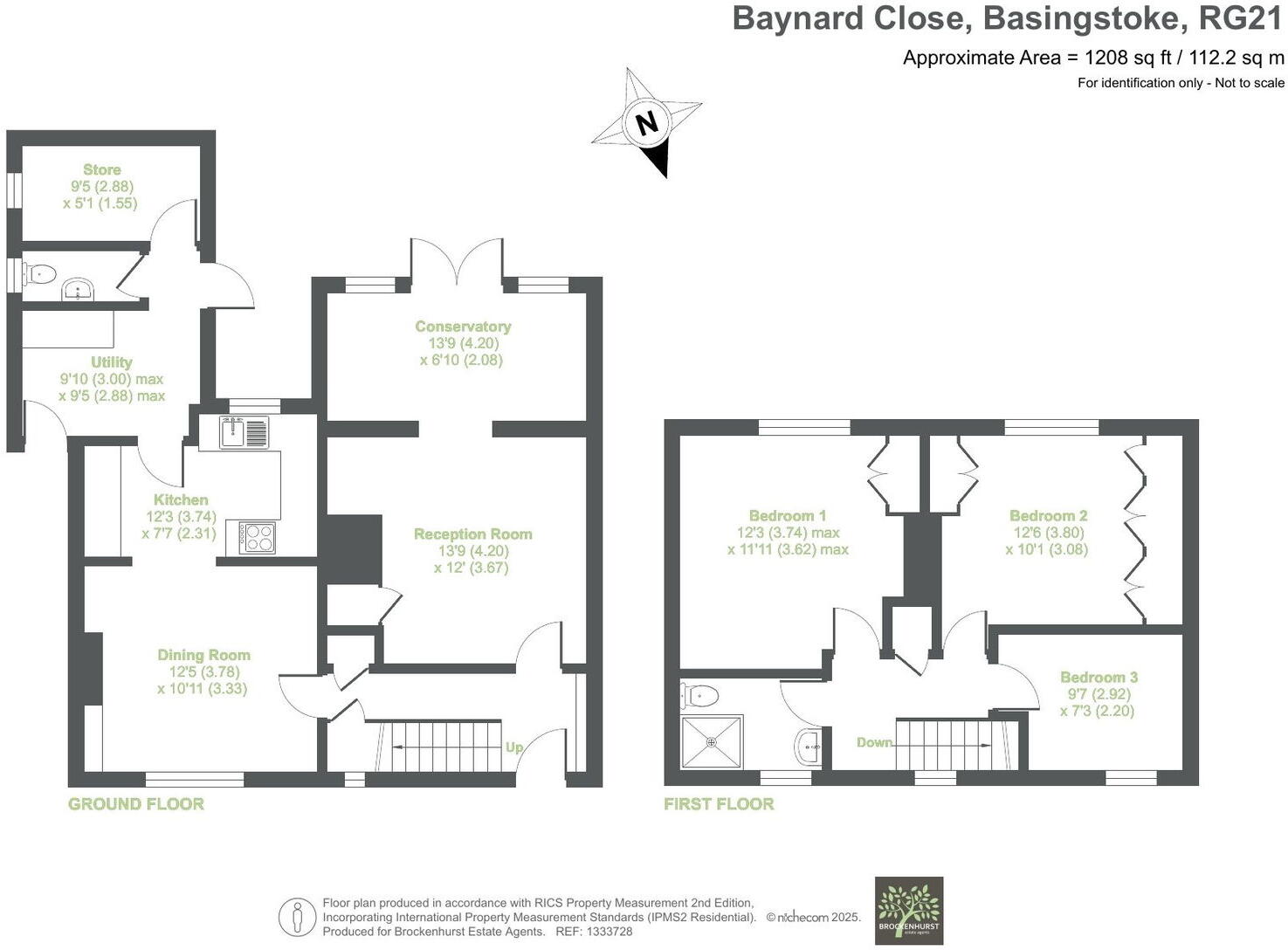 22, Baynard Close floorplan