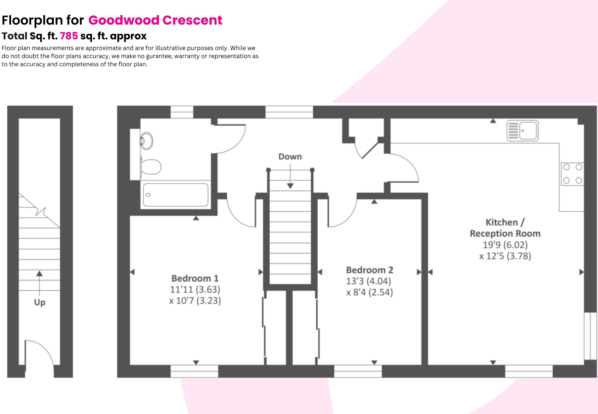 Goodwood Crescent, Crowthorne, Berkshire, RG45 floorplan