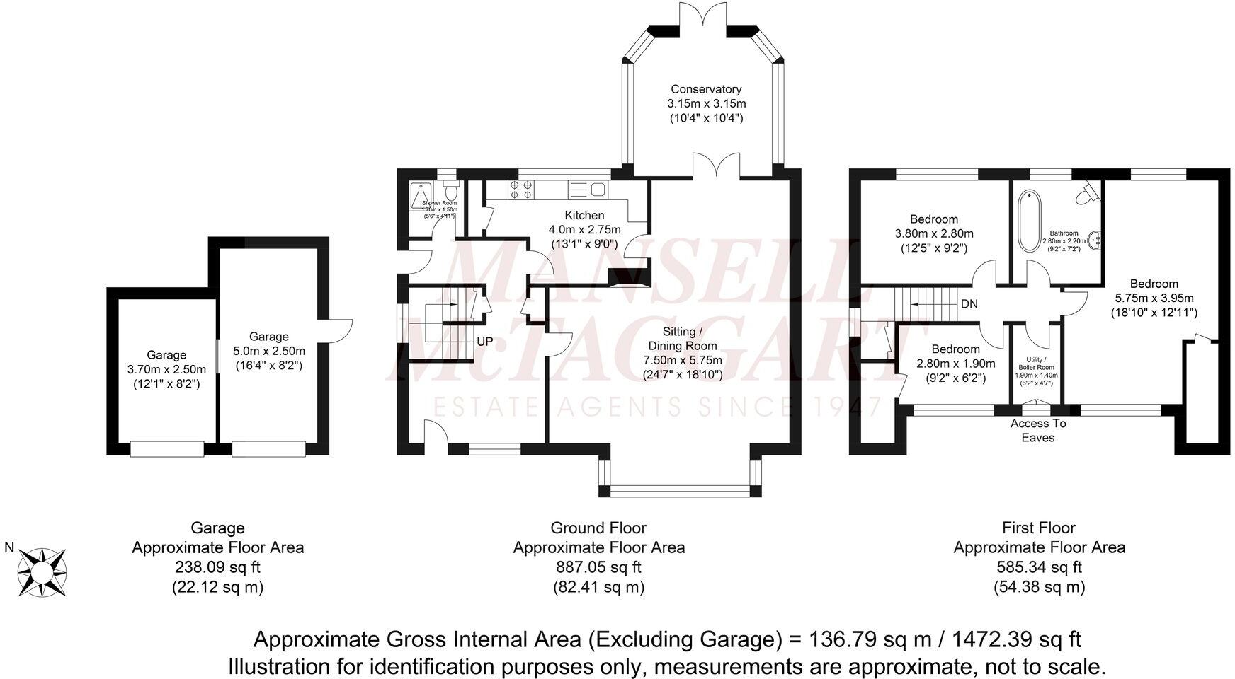Warnham Road, Horsham, RH12 floorplan