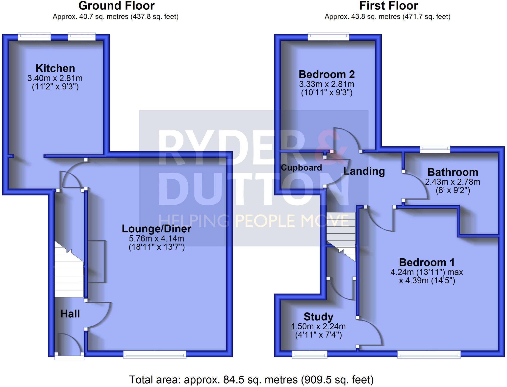 Upper Range, Halifax, West Yorkshire, HX3 floorplan