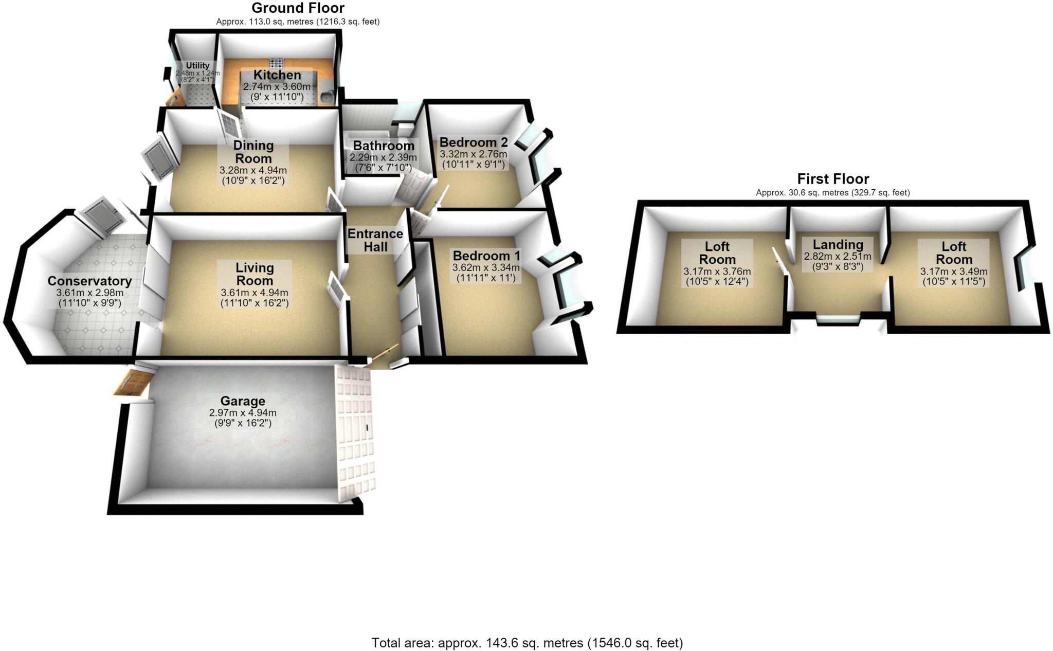 Meadow Avenue, Goostrey floorplan