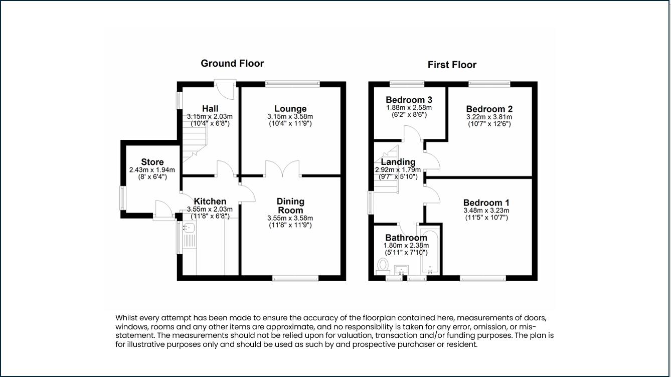 Acacia Gardens, CROOK, DL15 9NA floorplan
