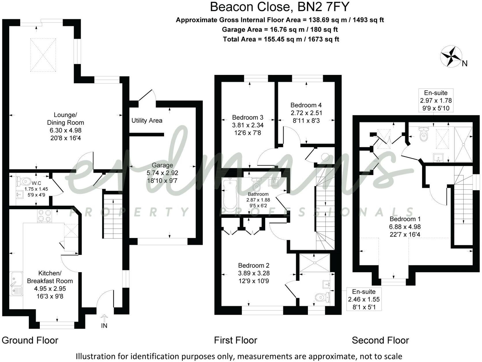 Beacon Close, Rottingdean, BN2 floorplan