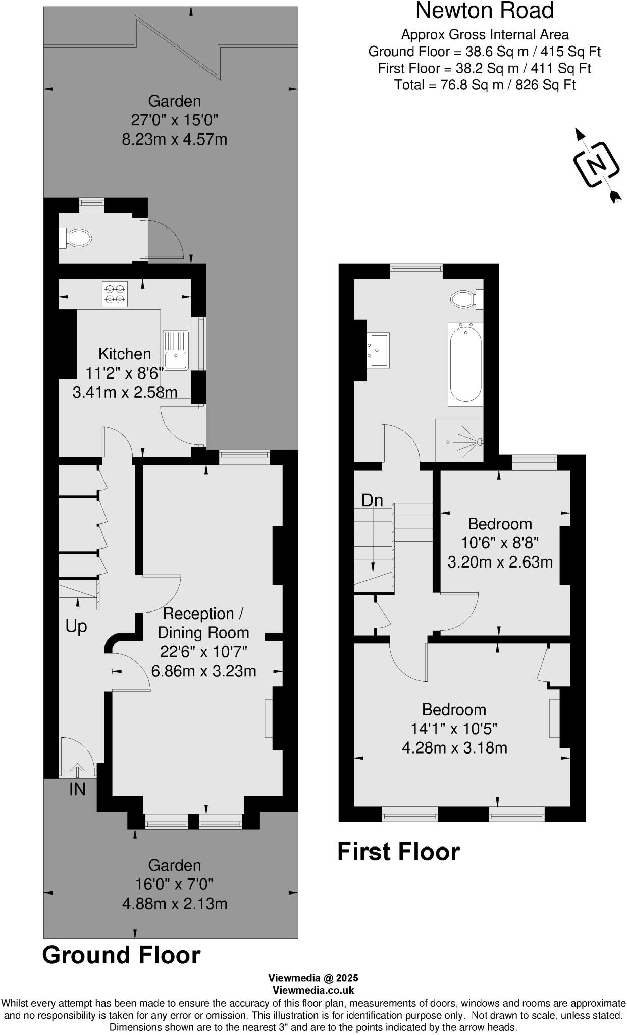 Newton Road, Wimbledon, London, SW19 floorplan