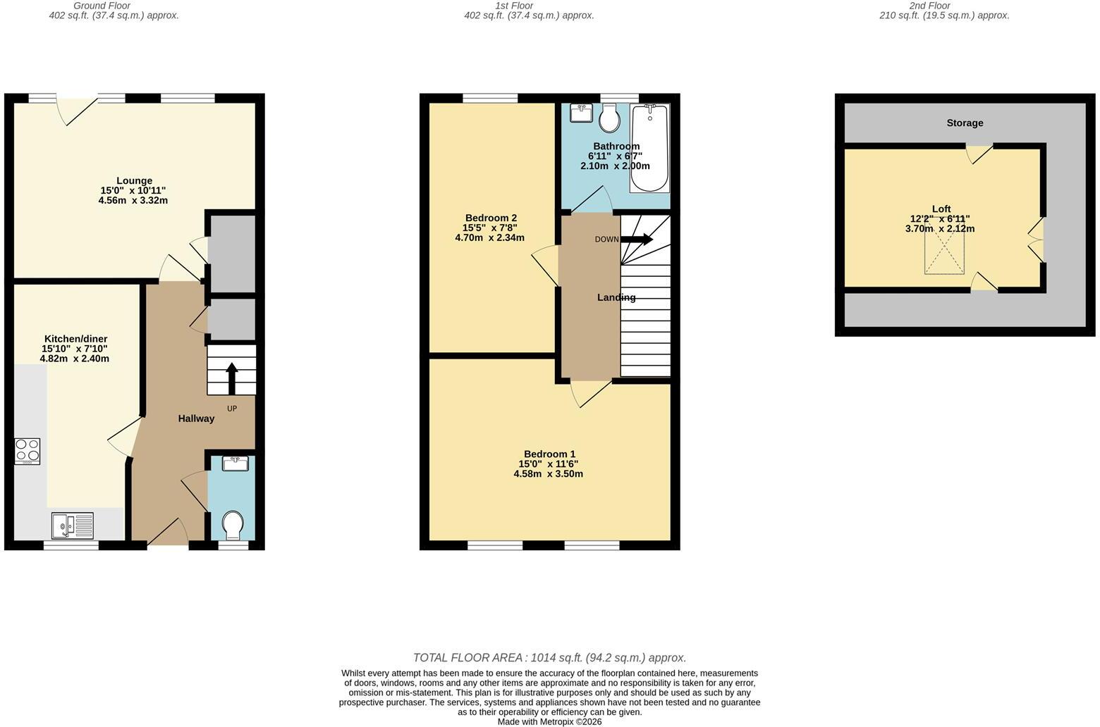 Lulworth Road, Keynsham floorplan