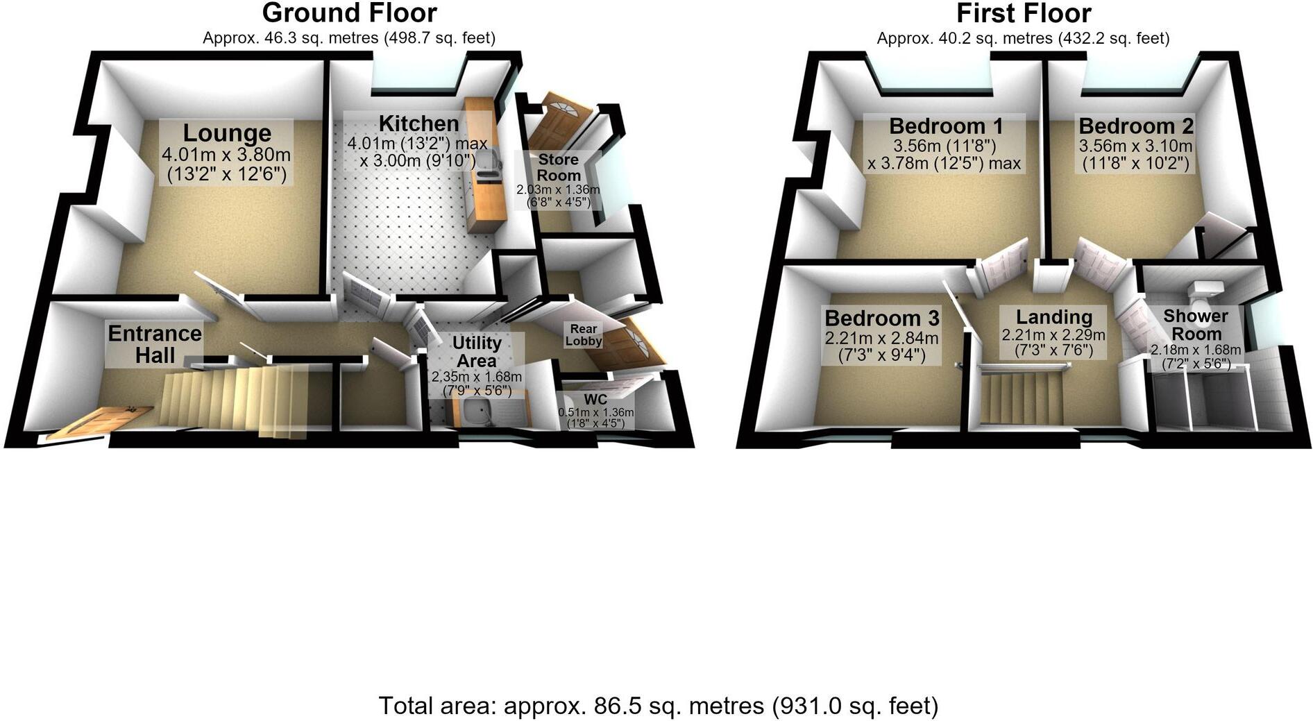 Central Avenue, Wellingborough, NN8 floorplan
