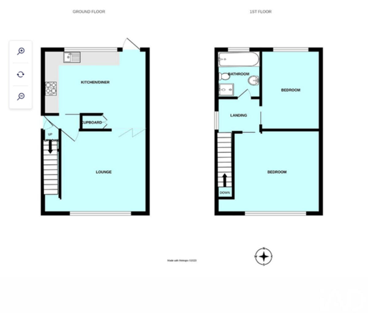 Kennel Hill Close, Plymouth, PL7 Stylish Semi-Detached House in Plympton floorplan