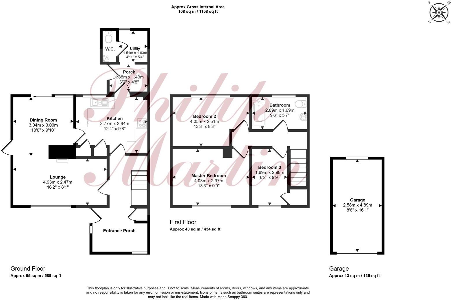 Cuby Road., Tregony, Truro floorplan