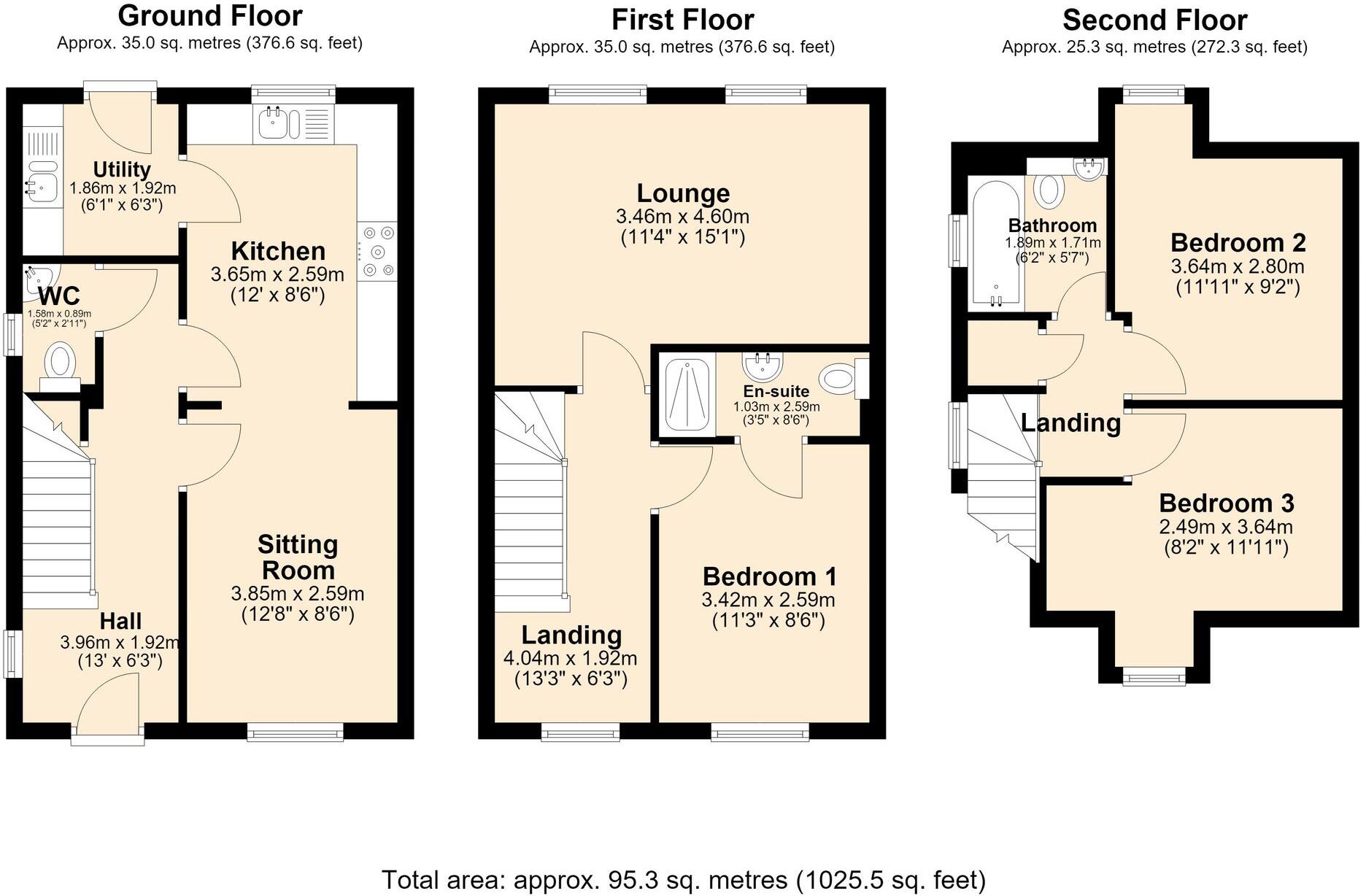 57, Osier Fields, East Leake, LE12 floorplan