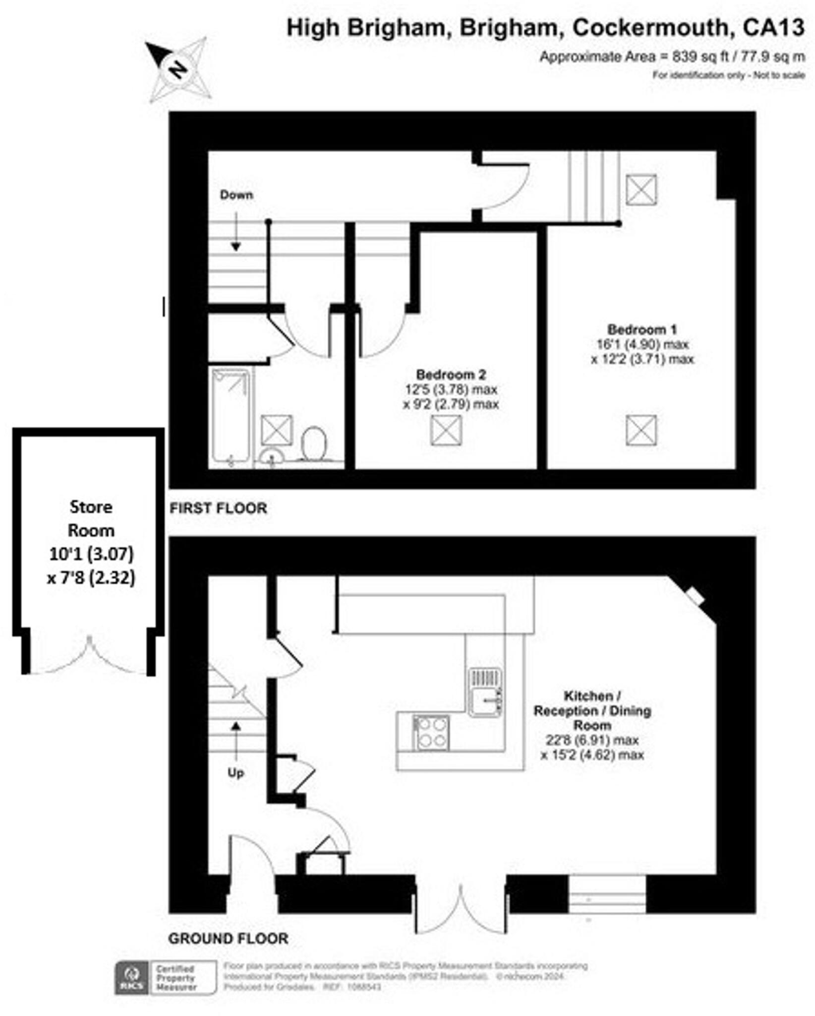 High Brigham, Brigham, CA13 floorplan