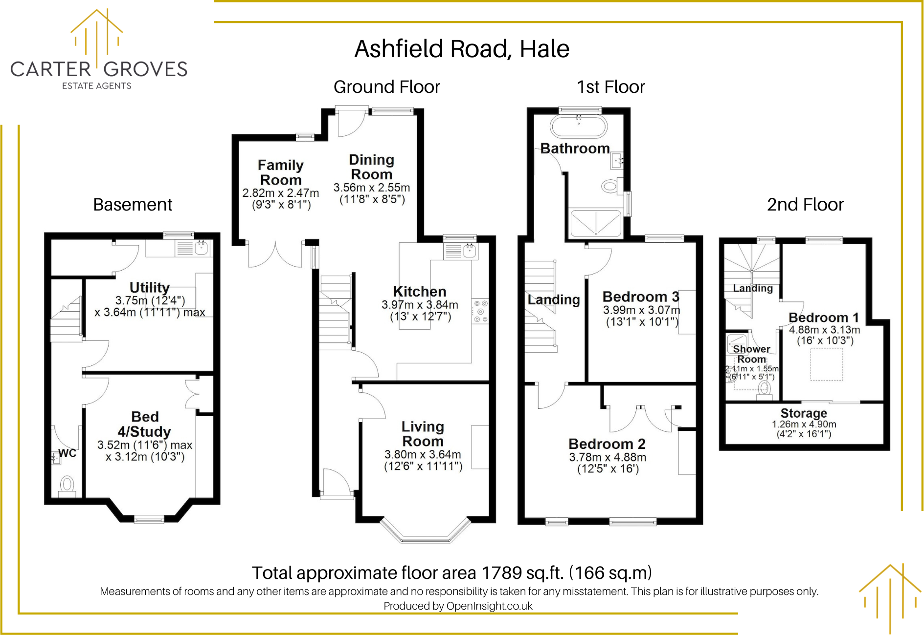 Ashfield Road, Altrincham, Greater Manchester, WA15 floorplan