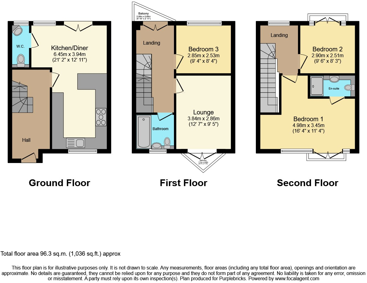 Florence Road, Maidstone, ME16 floorplan