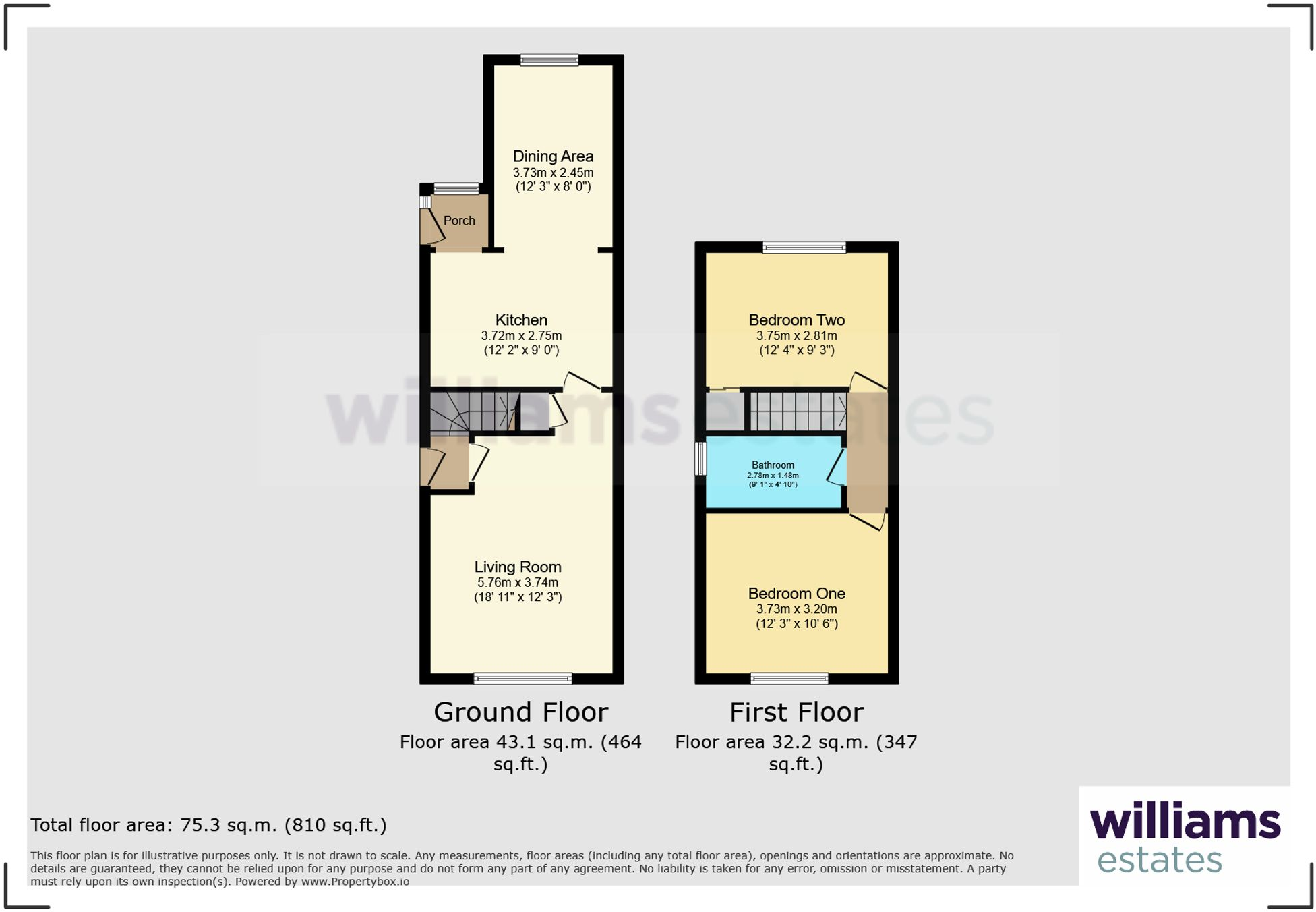 Llwyn Onn, St. Asaph, LL17 floorplan