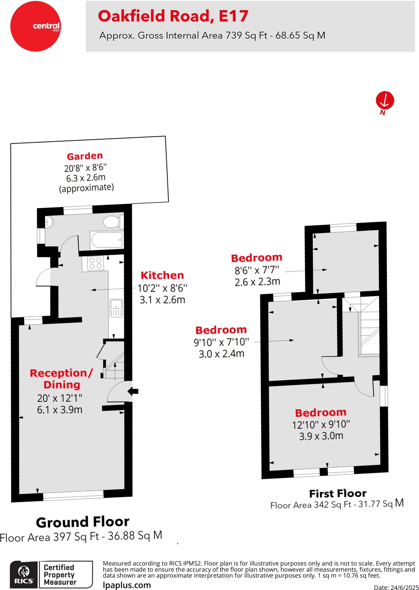 Oakfield Road, Walthamstow, London, E17 floorplan