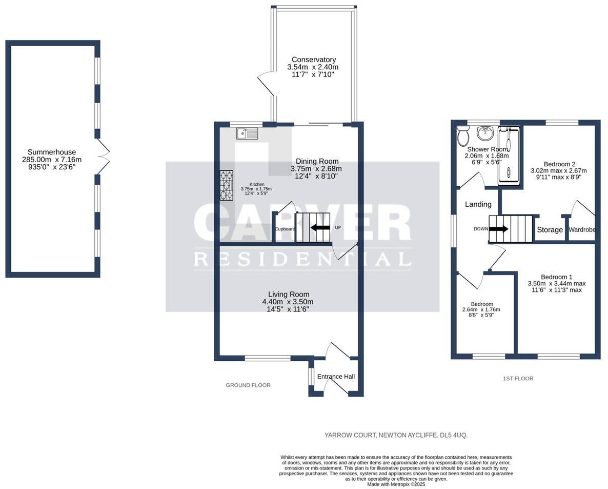 Yarrow Court, Woodham floorplan