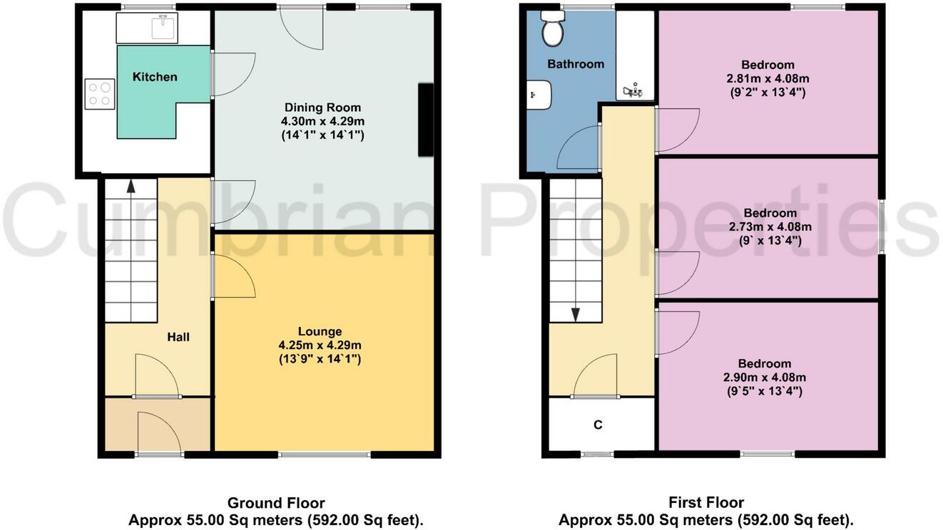 London Road, Carlisle, CA1 floorplan