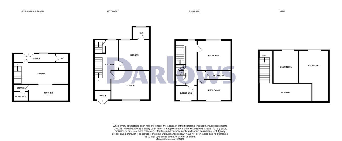 Somerset Place, Merthyr Tydfil floorplan