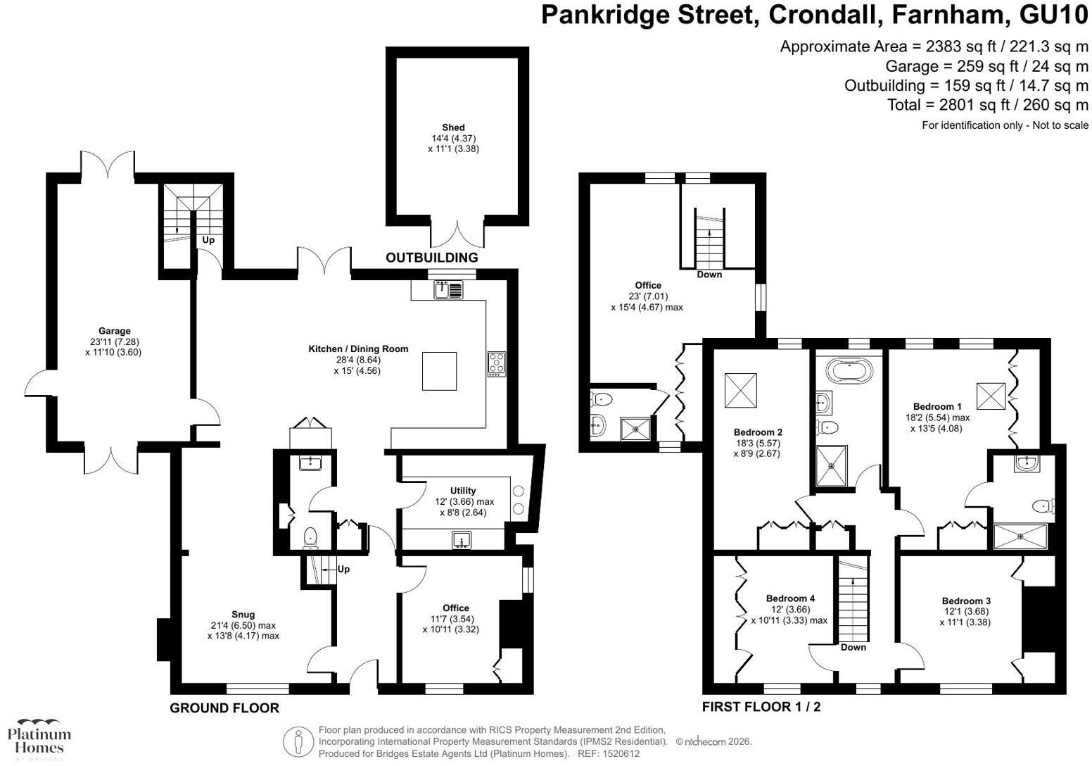 Pankridge Street, Crondall, Farnham, Hampshire, GU10 floorplan