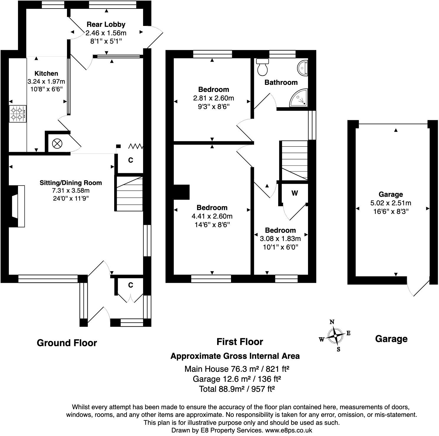 Evans Road, Eynsham, Oxfordshire floorplan