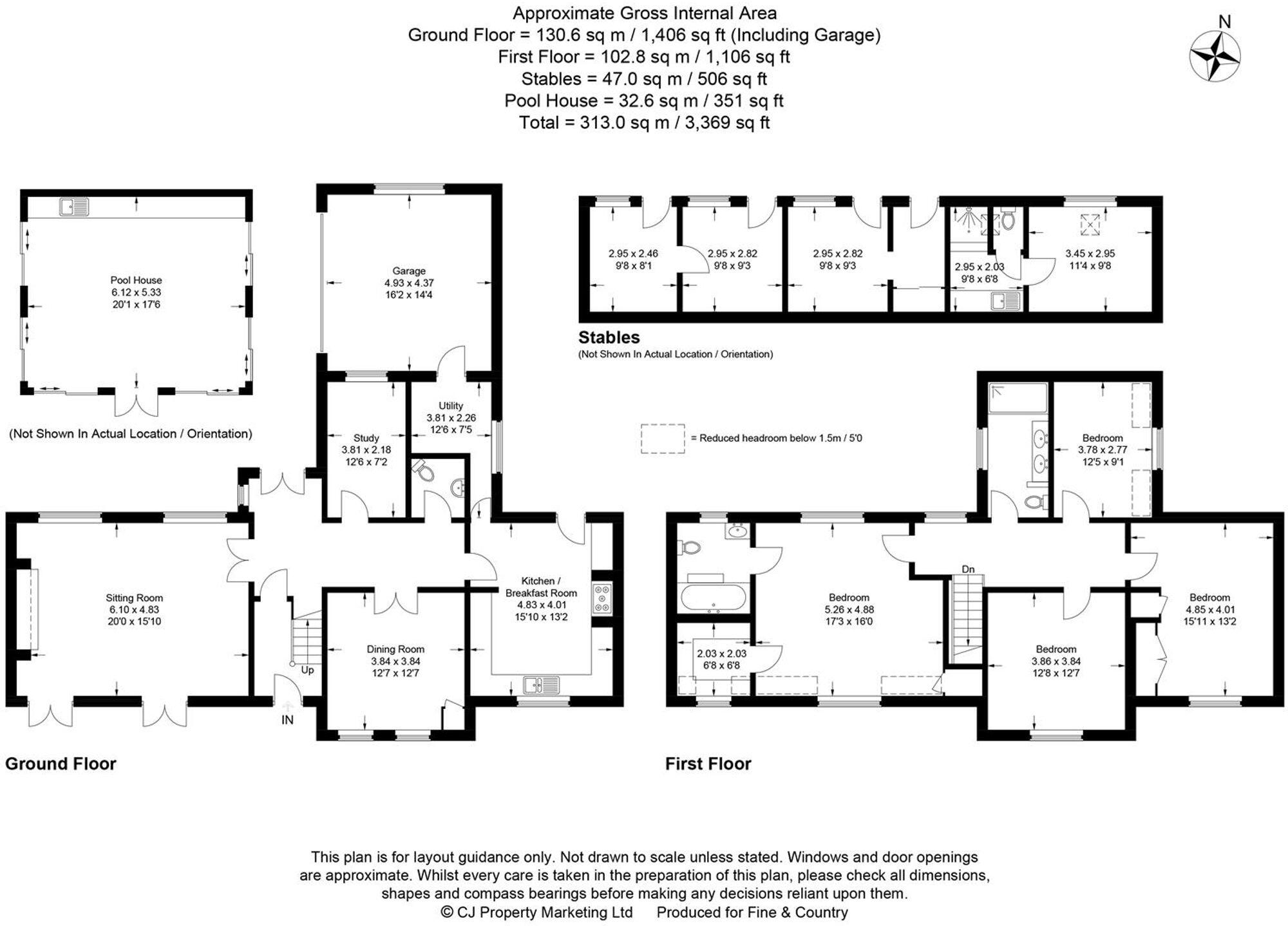 Old Parkbury Lane, Colney Street, AL2 floorplan
