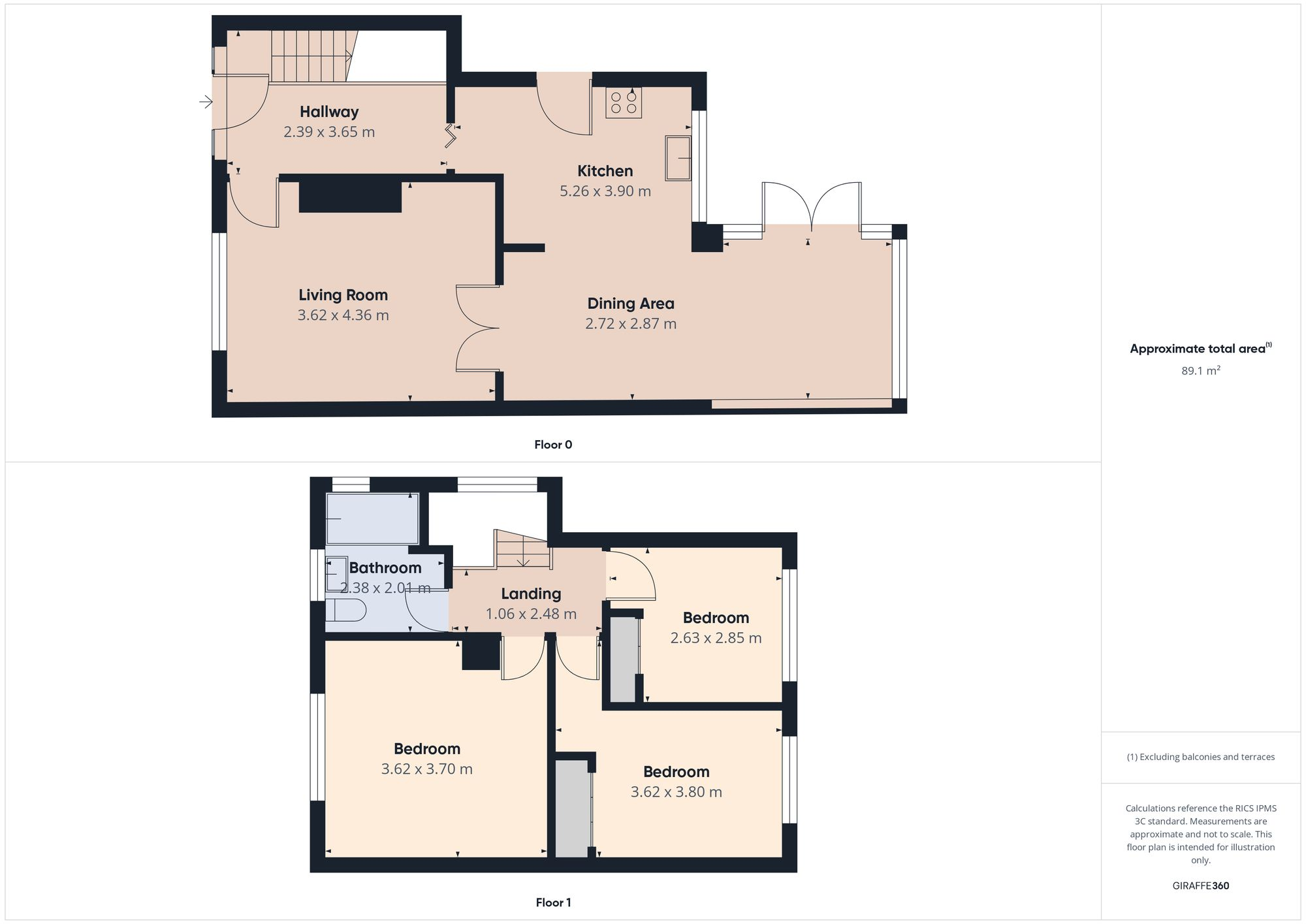 Richmond Crescent, Vicars Cross, CH3 floorplan