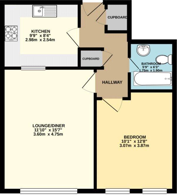 Lower Canal Walk, Southampton, Hampshire floorplan