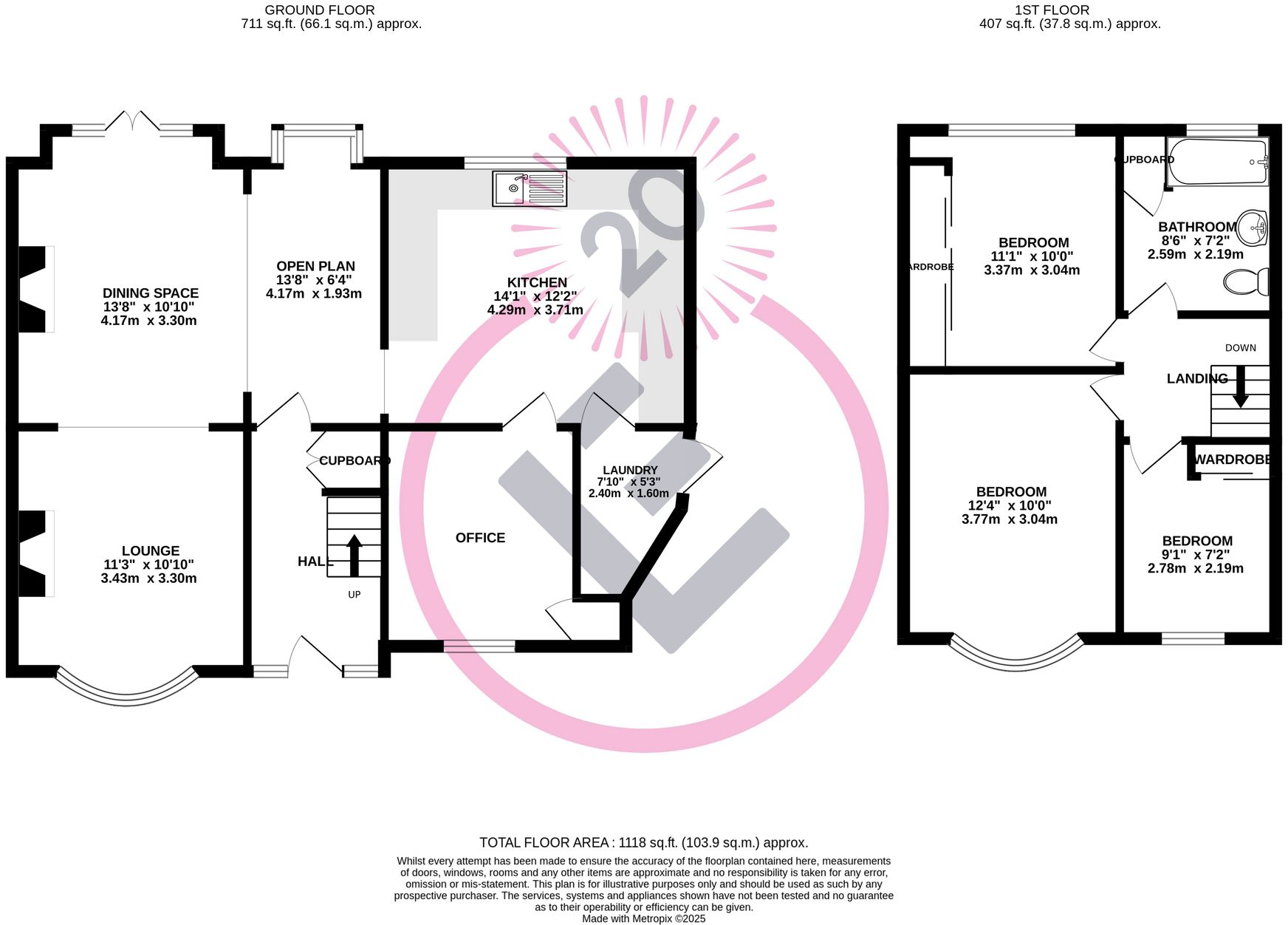 Nicholson Crescent, Morecambe, LA4 floorplan