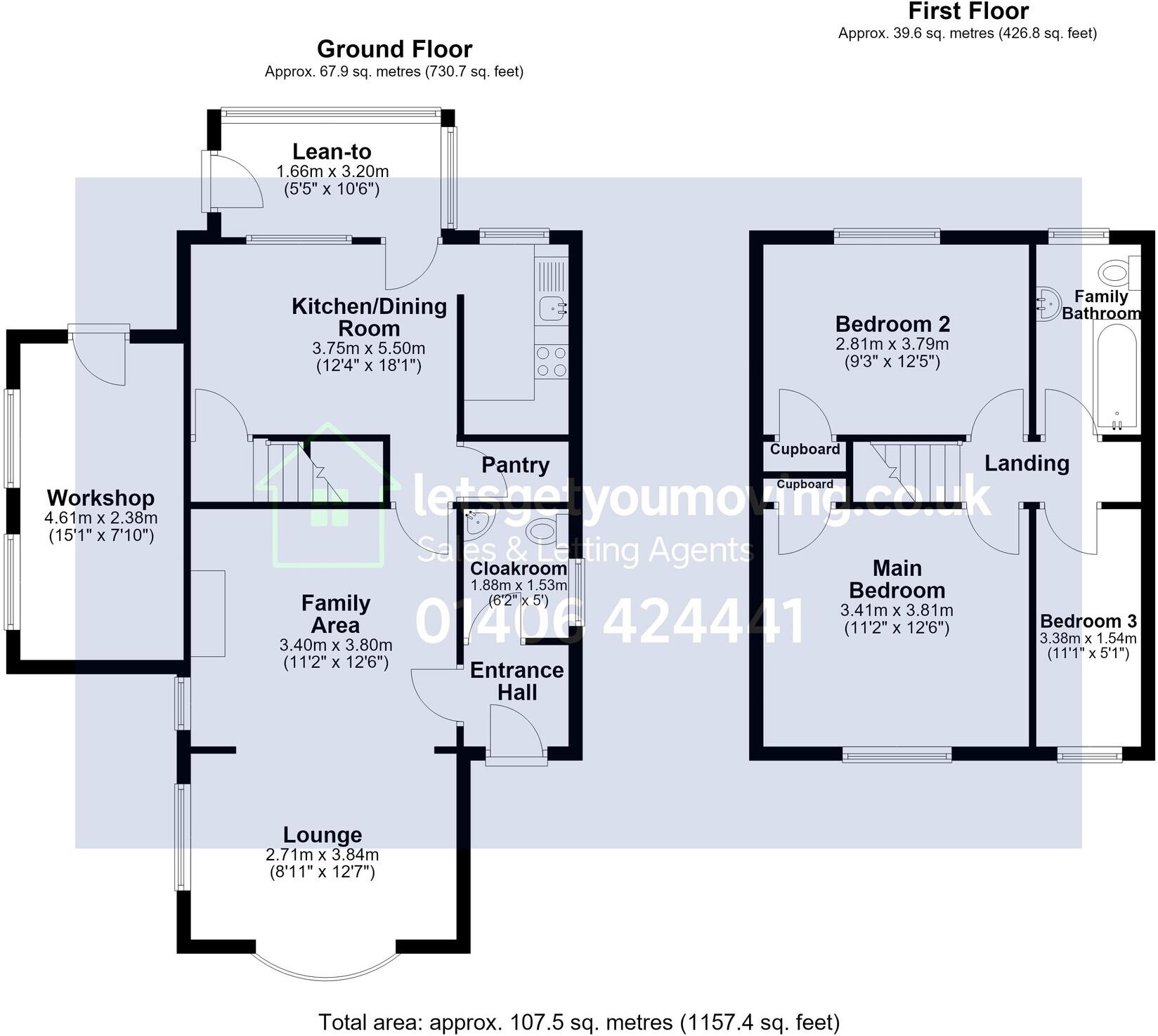 Millgate, Whaplode floorplan