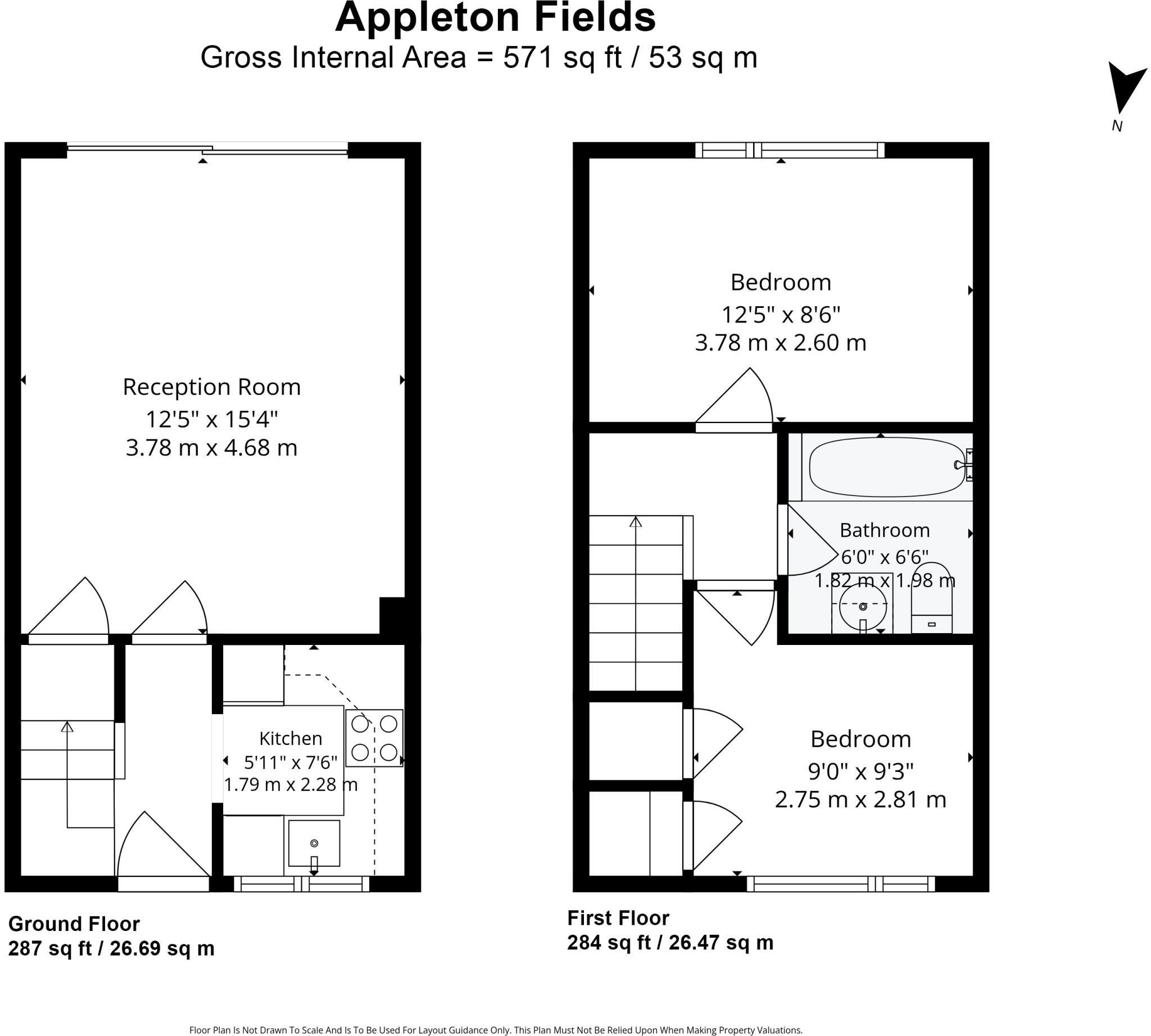 Appleton Fields, Bishop's Stortford, Hertfordshire, CM23 floorplan