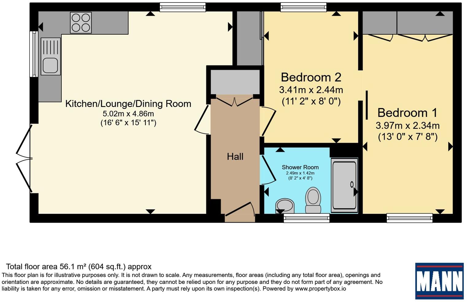 Cheviot Gardens, Downswood, Maidstone, Kent, ME15 floorplan