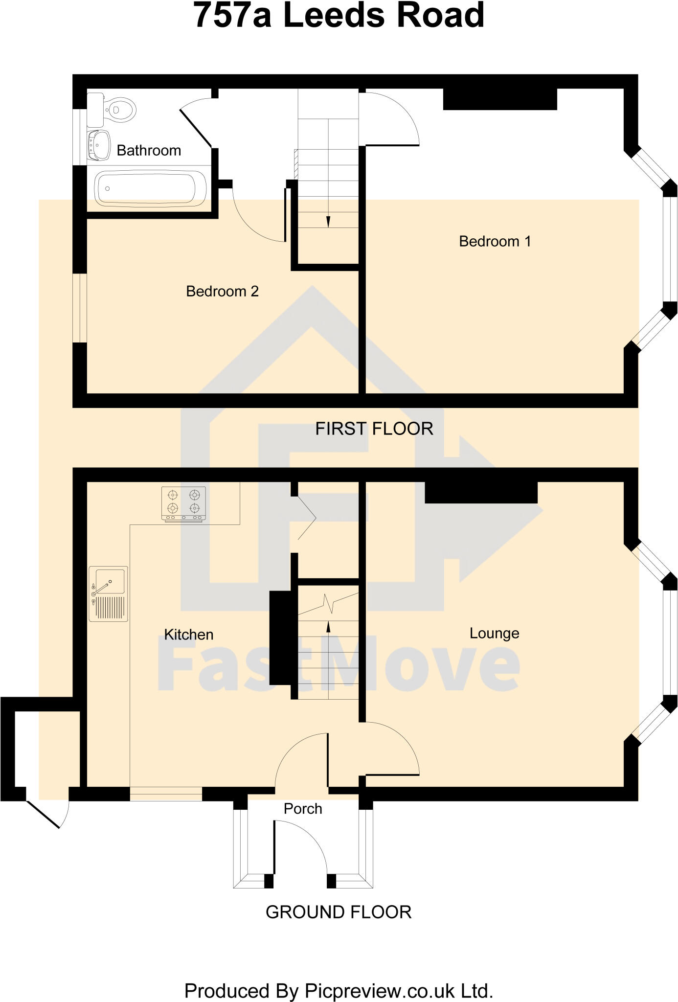 Leeds Road, Huddersfield, West Yorkshire, HD2 floorplan