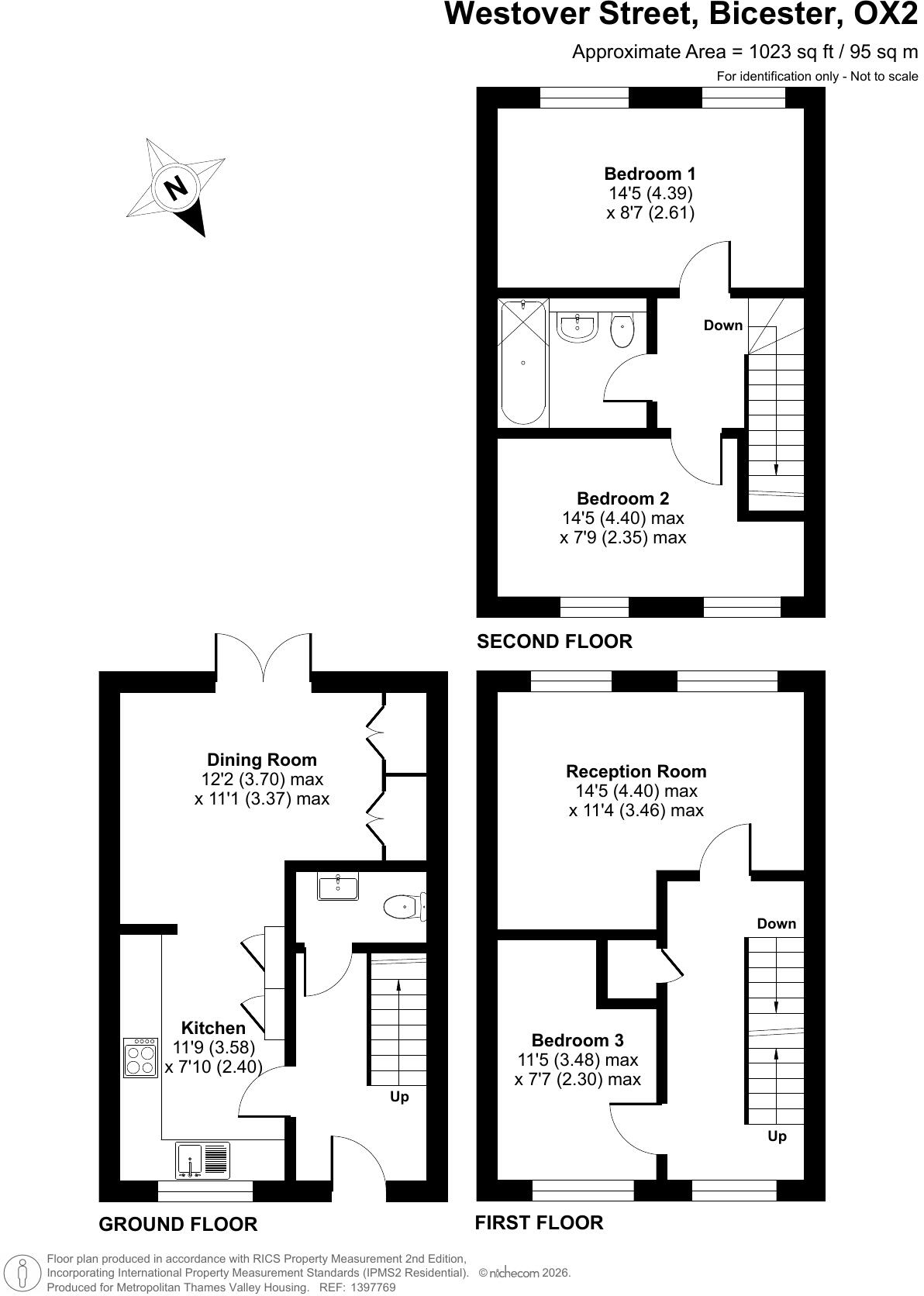 Westover Street, Bicester, Oxfordshire, OX25 floorplan