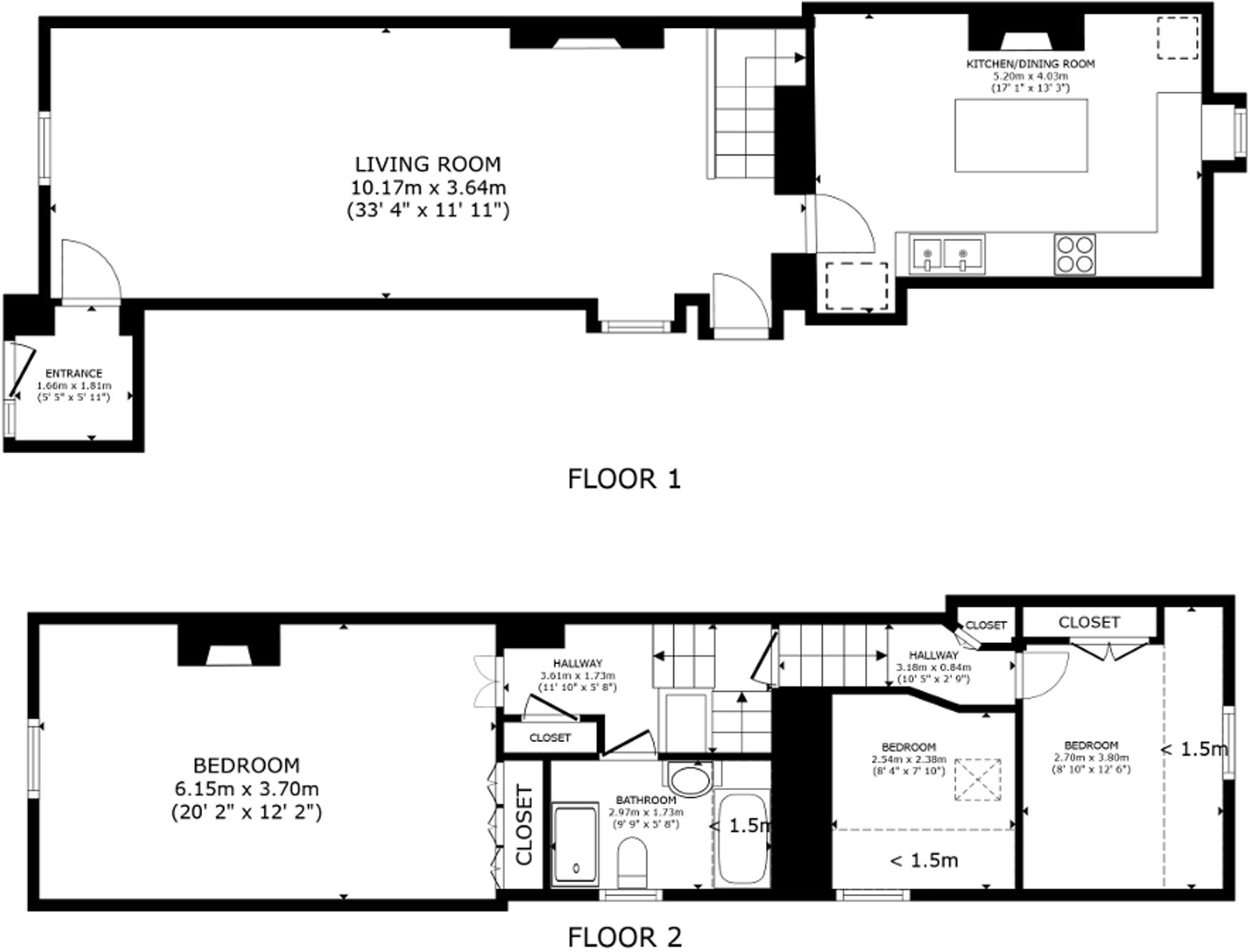 New Hey Road, Huddersfield, HD3 floorplan