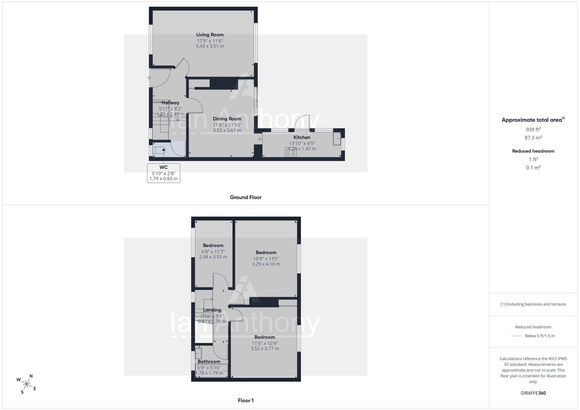 Rose Crescent, Skelmersdale, WN8 floorplan